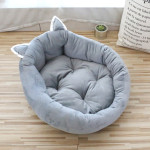 Pet Bed Pad Thickened Cartoon High Backrest