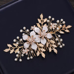 Bridal Headdress Wedding Pearl Hair Comb Insert Comb