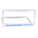 Lightweight And Durable Round Hole Flat Hole License Plate Frame