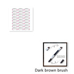 3 In 1 Eyebrow Cream Anti Brow Brush Set