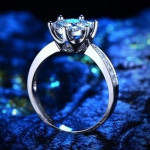 Wish 2021 fashion engagement ring exquisite eight heart eight arrow zircon ring female jewelry wholesale