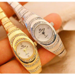 Ladies Gold Watch Diamond Wristwatch Female Fashion Bracelet Watches Women Full Diamond Watch