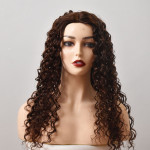 Long Rolled Chemical Fiber High Temperature Silk Wig