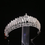 New Japanese And Korean Wedding Rhinestone Alloy Knot Wedding Crown