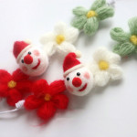 Christmas And New Year Pure Handmade Bell Hair Ball