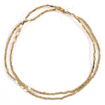 Bracelet Necklace Braided Material Straight Tube Element Piece Gold Loose Beads