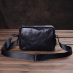 Genuine Leather Shoulder Bag Men's Cross-body Retro Handmade