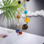 Women's Fashion Cosmic Galaxy Solar System Eight Planets Bracelet