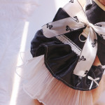 Bowknot Pet Traction Rope Dress