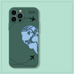 Aircraft Illustrator Suitable For 4 Phone Case I13promax Cute 12 Liquid Silicone 11 Soft Shell