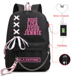 Backpack Korean Style USB Charging Student Female Large-capacity Backpack