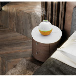 Wood grain home office desk mute humidifier