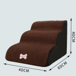 Small Dog Teddy On The Sofa To Bed Climbing Ladder Slope Model