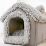 Foldable Dog House Pet Cat Bed Winter Dog Villa Sleep Kennel Removable Nest Warm Enclosed Cave Sofa Pets Supplies