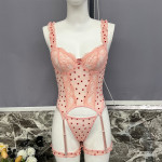 Flocking Love 4-piece Set Sexy Lingerie Set