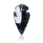 New Natural Obsidian Arrow Ornament