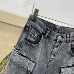 Cargo Jeans Spice Girl Style Loose Multi-pocket Floor Mop Pants Wide Leg Pants