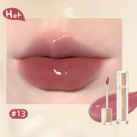 Iced Tea Mirror Lip Glaze Mirror Water Gloss Lip Gloss Glass Jelly Lip Brown Lipstick