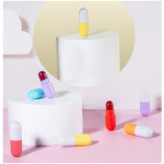 Pill Capsule Lipstick Lip Balm Sample 8 Color Suit