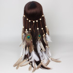 Hairband Feather Hair Accessories Tourist Attraction