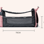 Portable folding baby bag