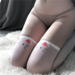 Cute Cat Japanese Print Kitten Stockings