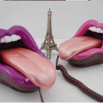 Telephone Sexy Red Lip Phone Fashion Big Mouth Phone Red Lip Love Phone