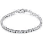 S925 Silver Mosan Diamond Bracelet Female