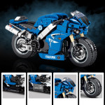 Children's Motorcycle Building Block Model Ornaments