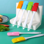 White Handle Silicone Cake Split Small Scraper