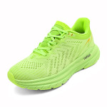 Cushioned Rebound Grip Breathable Lightweight Elastic Mesh Soft Soled Running Shoes