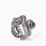 Ring Men's Trendy Pure Silver Personality Domineering Dragon