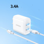 20W Dual-port Charging Head Multi-port Usb Universal Data Cable