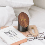 Portable Mini Desktop Wireless Alarm Clock Bluetooth Speaker