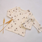 Fashion Homewear Pajamas Print Parent-Child Suit