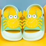 Cute Cartoon Boys And Girls Baotou Sandals Baby Non-slip Beach Slippers