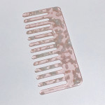 Anti-Static Headwear Marbled Leopard Print Hairdressing Comb