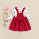 Baby Girl Valentine's Day Suit Heart Size R