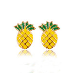 Fashion Sterling Silver Pineapple Earrings