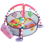 3‑In‑1 Baby Play Mat Fitness Frame Infant Gym Playing Mat with Balls Pendant Toy Set2# 