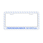 Lightweight And Durable Round Hole Flat Hole License Plate Frame