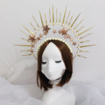 Fashion Diy Lolita Headdress Madonna Crown Material Package Stage Nightclub Show