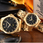 Luxury Brand Man Gold Dress Watches Stainless Steel