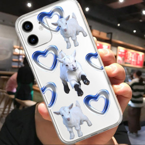 Cute Lamb Cartoon Caring Animal Soft Phone Case