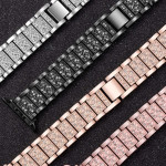 Jewelry Chain Strap For A Pple Watch Band Ultra 49mm 40mm 44mm 42mm 38mm Bracelet Diamond Wrist IWatch Band SE 6 7 8 9 45MM 41MM