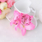 Double orchid flower of Thailand bride wedding flower hairpin beach holiday photo photo hair accessories factory