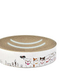 Round Corrugated Cat Grab Board Simple Bowl Shape