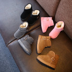 Plush Thickening Warm And Non-slip Boys' Cotton Boots