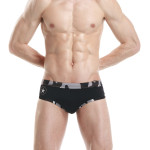 Camouflage low waist men's briefs