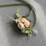 Wedding New Bridesmaid Wrist Flower Simulation Flower Groom Best Man Corsage